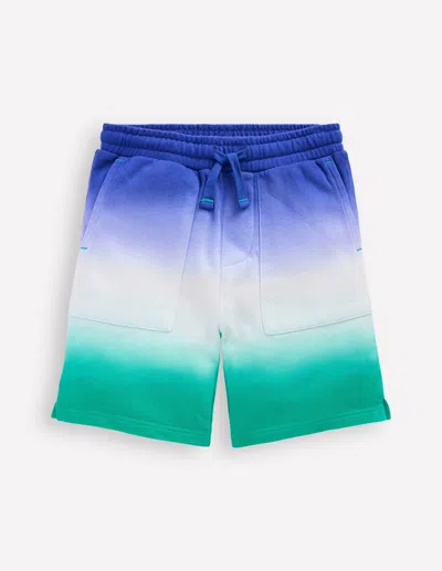 Boden Kids' Tie Dye Shortssurf The Web/ Billiard Boys  In Multi