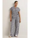 Boden Tie-waist Linen-blend Jumpsuit