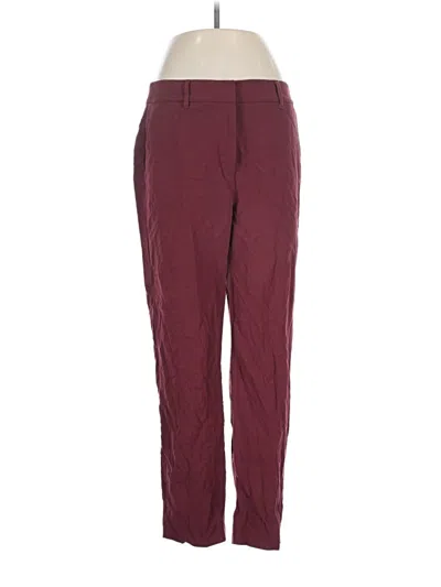 Pre-owned Boden Track Pants In Burgundy
