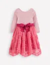 Boden Tüllkleid Im Ballettstil Aus Velours-animals/stripe In Pink