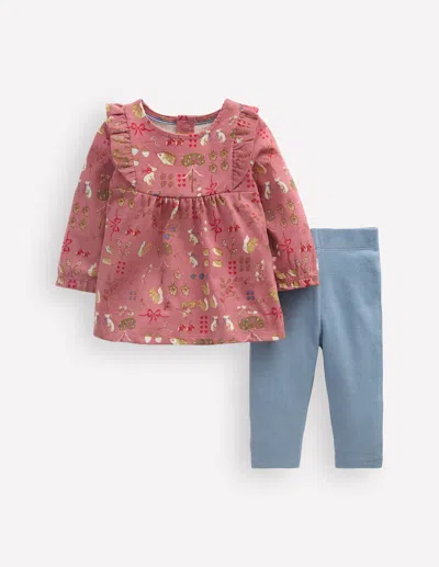 Boden Babies' Tunika-set Aus Jersey-vintage In Rosa | Grösse 68 In Pink