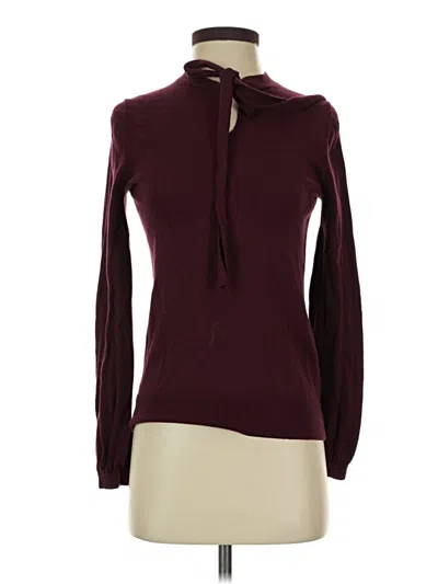Pre-owned Boden Turtleneck Sweater In Burgundy