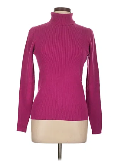 Pre-owned Boden Turtleneck Sweater In Pink