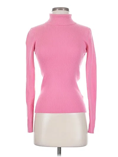 Pre-owned Boden Turtleneck Sweater In Pink
