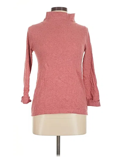 Pre-owned Boden Turtleneck Sweater In Pink