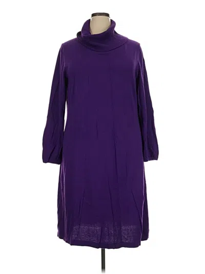 Pre-owned Boden Turtleneck Sweater In Purple