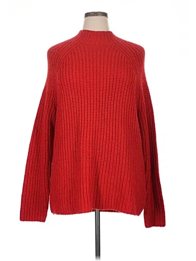 Pre-owned Boden Turtleneck Sweater In Red
