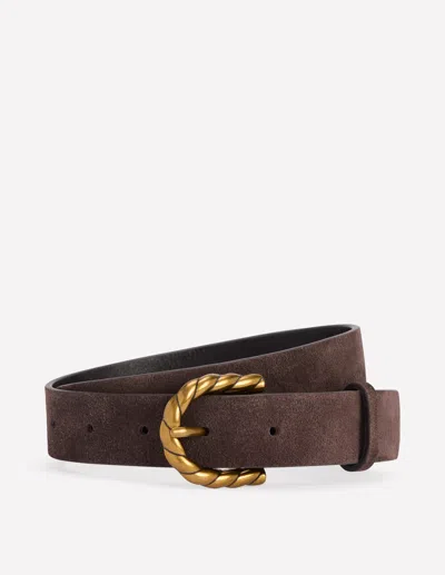 Boden Twist Buckle Belt Brown Women