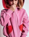 Boden Velour Hoodie-formica Pink Female  In Pink
