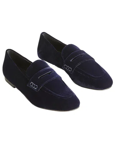 Boden Stitched Snaffle Loafer Navy Suede Women  In Blue