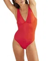 Boden Levanzo Halter Swimsuitjewel Pink Women  In Red
