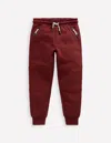 Boden Warrior Knee Joggers-chestnut Male  In Burgundy