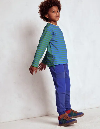 Boden Kids' Warrior Knee Joggers-medieval Blue Male