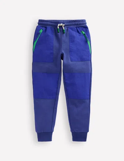 Boden Kids' Warrior Knee Joggersmedieval Blue Boys