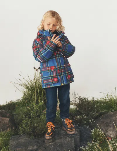 Boden Kids' Wasserdichter Allwettermantel | Grösse 98 In Blue