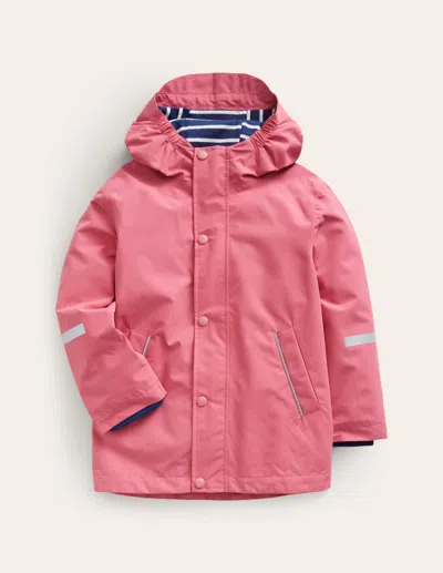 Boden Kids' Waterproof Fisherman's Jacket-rose Red Male
