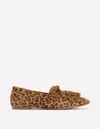 Boden Weiche Bootsschuhe Mit Quasten-mohair, Leopardenmuster In Brown
