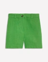 Boden Westbourne Linen Shorts-paradise Green Female  In Green