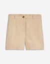 Boden Westbourne Linen Shorts-oatmeal Female  In Multi