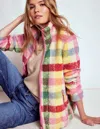 Boden Westminster Teddyfelljacke-bunt, Kariert In Multi