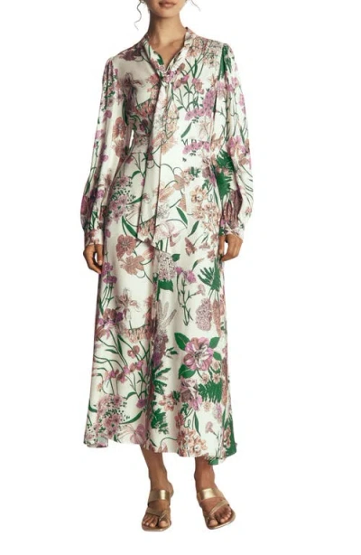 Boden Whimsical Flora Bow Detail Shirtdress In Multi