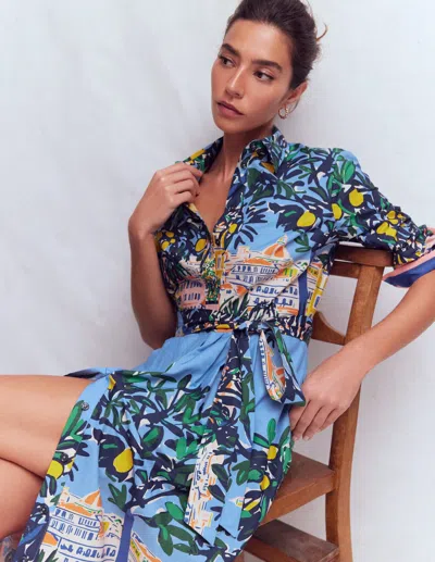 Boden Women's Alexa Long Sleeve Midi Dress | Size 16 In Multi