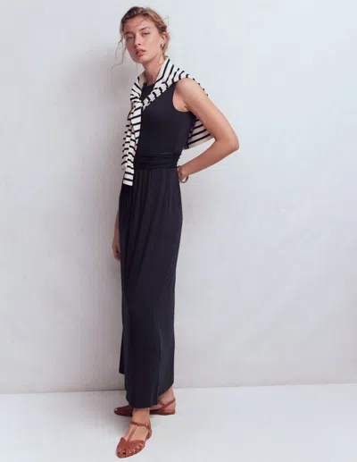 Boden Women's Antonia Jersey Maxi Dress In Blue | Size 20/22