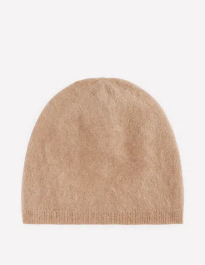 Boden Women's Brushed Cashmere Beanie In Natural