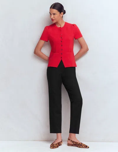 Boden Women's Cigarette Trouser In Black | Size 20