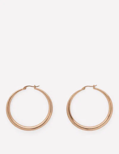 Boden Women's Classic Large Hoops In Metallic