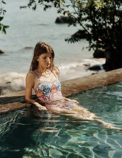 Boden Women's Clean Sweetheart Swimsuit | Size 16/18 In Multi