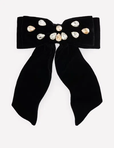 Boden Women's Embellished Bow In Black