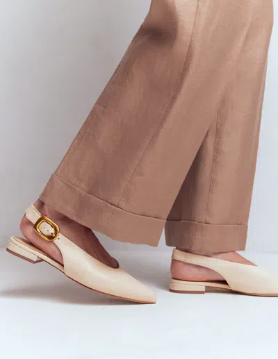 Boden Women's High Cut Flat Point In White | Size 41