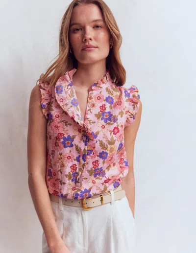 Boden Women's Isabel Sleeveless Linen Top | Size 20 In Pink