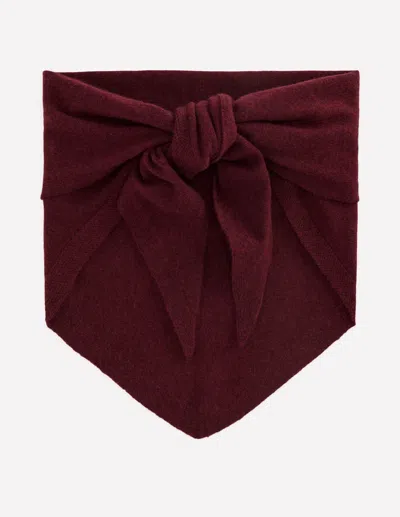 Boden Women's Large Cashmere Neckerchief In Red
