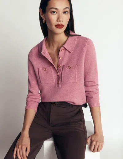 Boden Women's Marianne Merino Wool Jumper In Pink | Size Xs