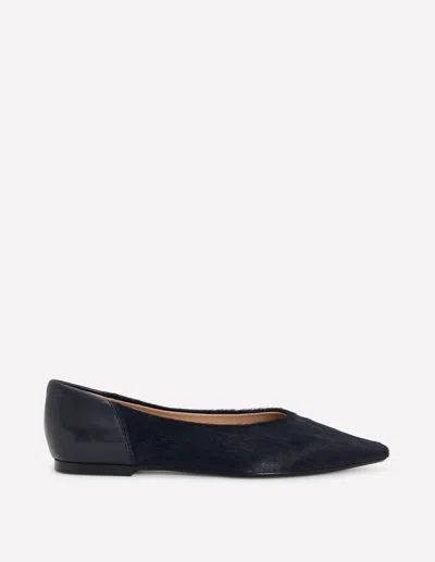 Boden Women's Nigella Pointed Toe Flats In Blue | Size 36 In Black