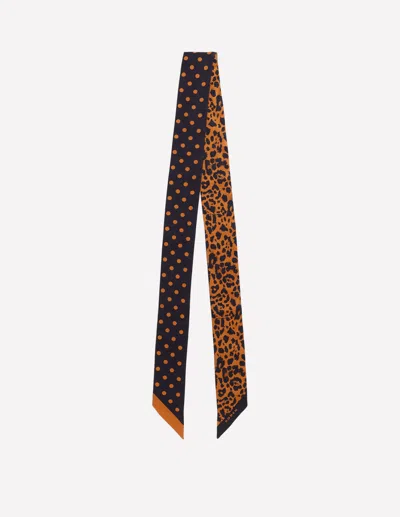 Boden Women's Octavia Skinny Silk Scarf In Brown