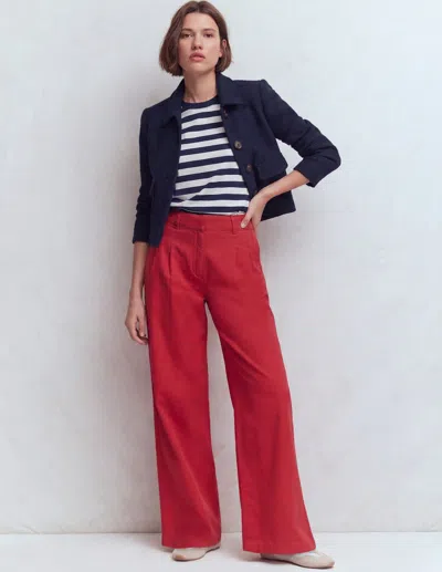 Boden Women's Ren Relaxed Cotton T-shirt In Blue | Size Xl