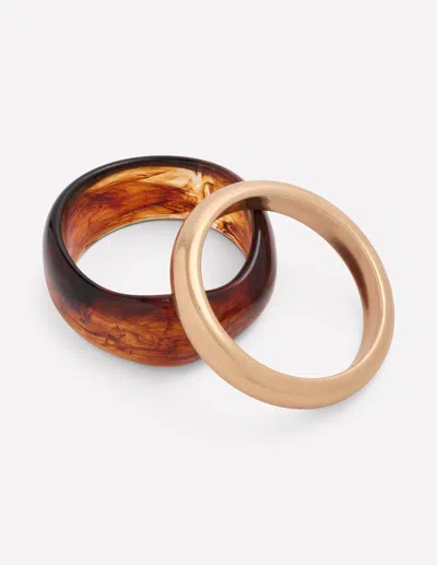 Boden Women's Resin Bracelet Pack In Orange