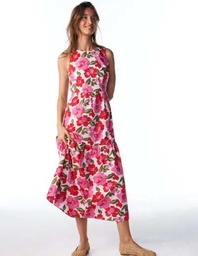 Boden Women's Sleeveless Poplin Dress In Pink | Size 18