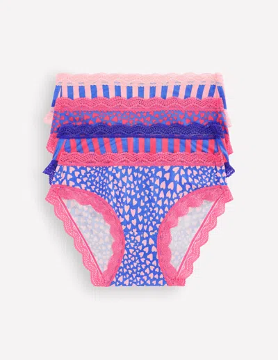 Boden Women's Stripe & Stare Knickers | Size Xs In Multicolor