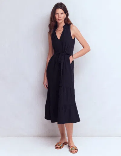Boden Women's Viv Double Cloth Maxi Dress In Blue | Size 20