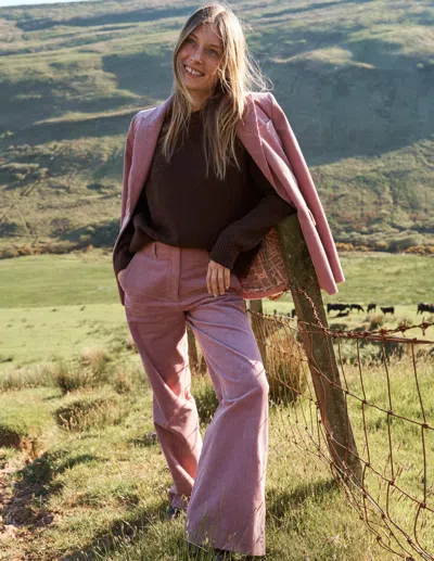 Boden Woodbridge Cord-blazer-rosé In Pink
