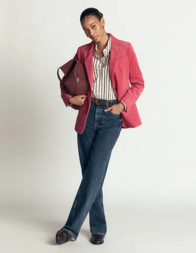 Boden Woodbridge Cord-blazer In Rot | Grösse 30 In Multi
