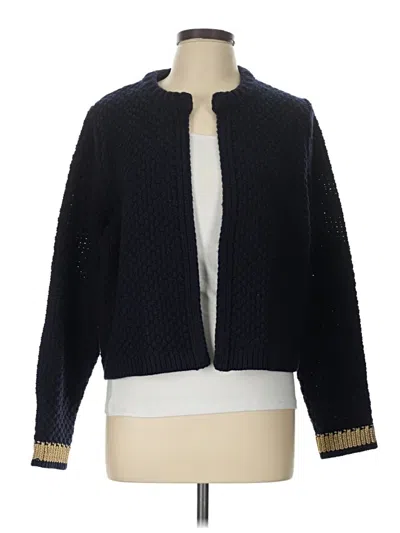 Boden Wool Cardigan Sweater In Blue