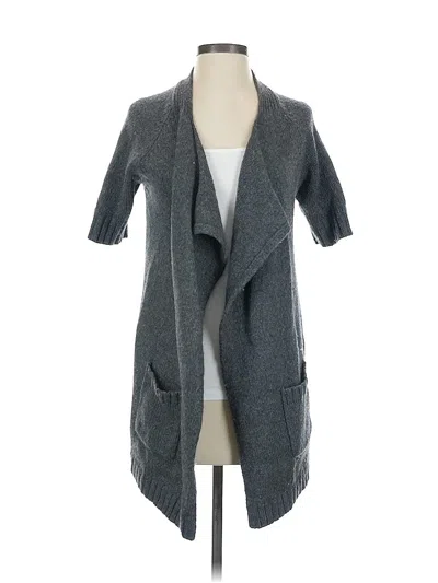 Pre-owned Boden Wool Cardigan Sweater In Gray
