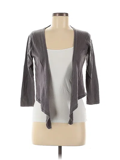 Pre-owned Boden Wool Cardigan Sweater In Gray