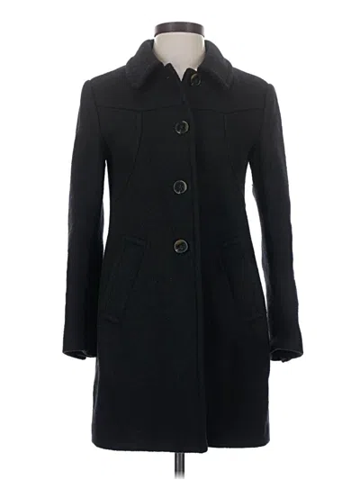 Pre-owned Boden Wool Coat In Black