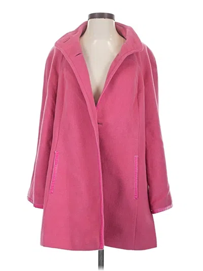Pre-owned Boden Wool Coat In Pink